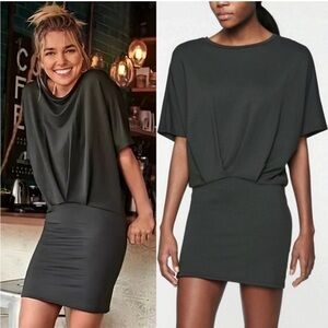 Athleta Pronto Dark Grey Mini Dress